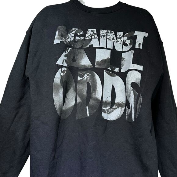 2 Pac Tupac Shakur Against All Odds Crewneck Pullover Sweatshirt Unisex Size XL - Picture 1 of 4